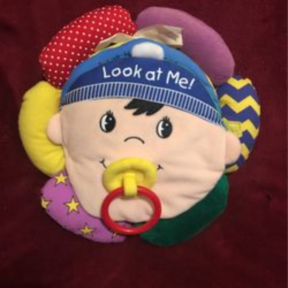 2002 Baby First Book Club Look At Me Soft Book